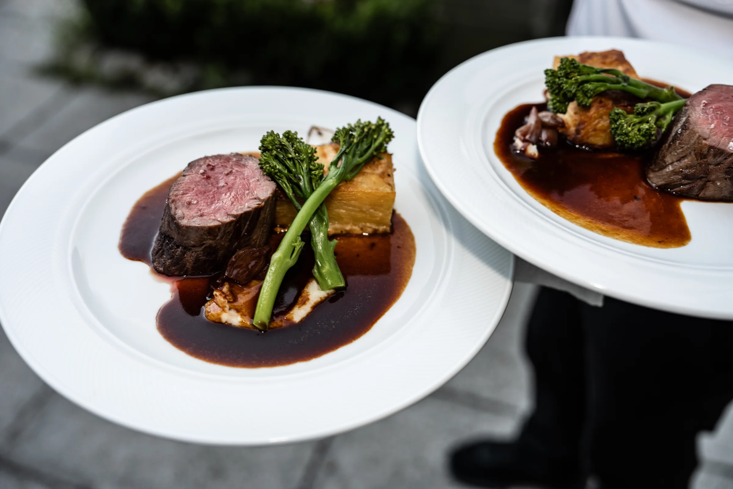 Essen wird serviert