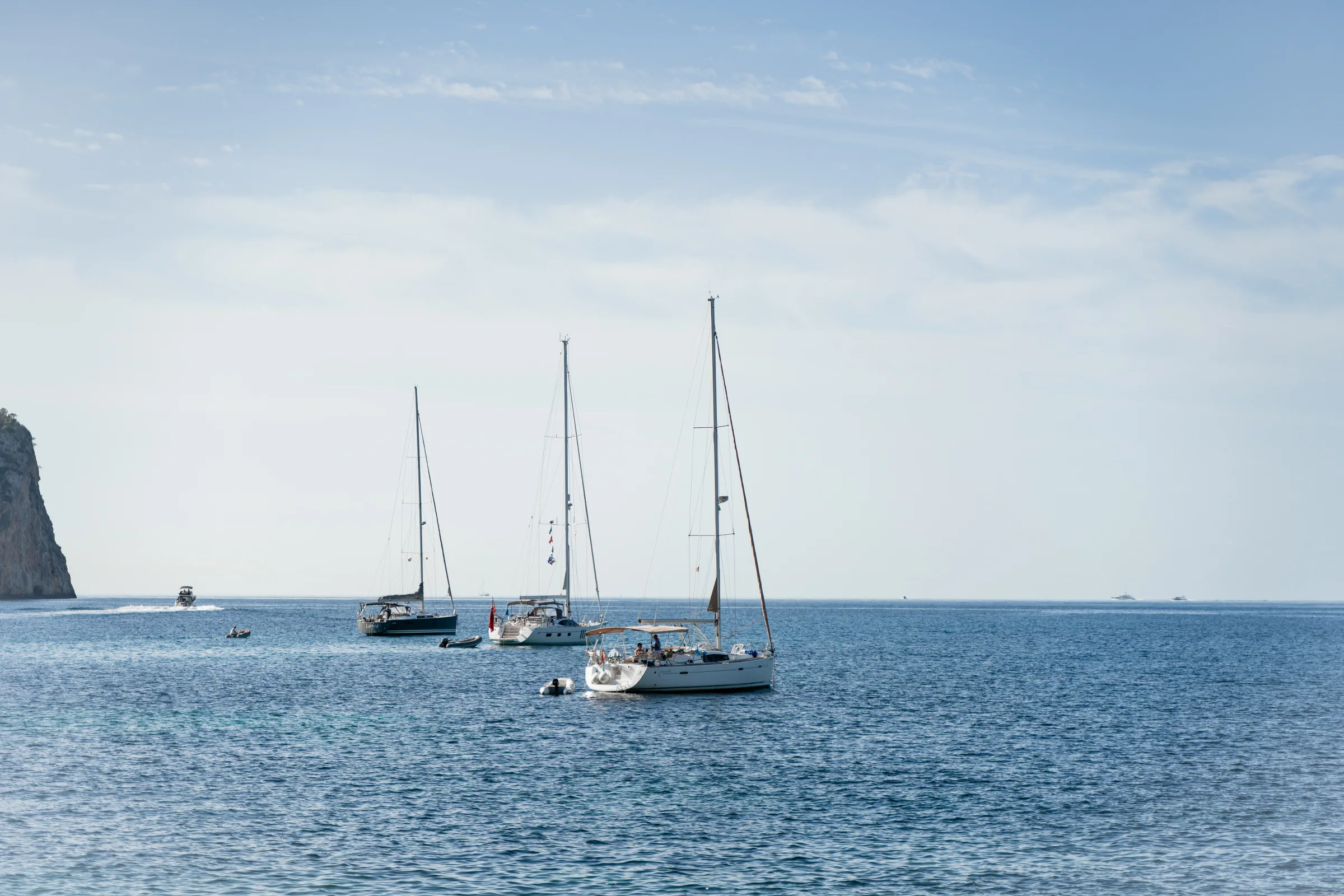 Boote auf dem Meer