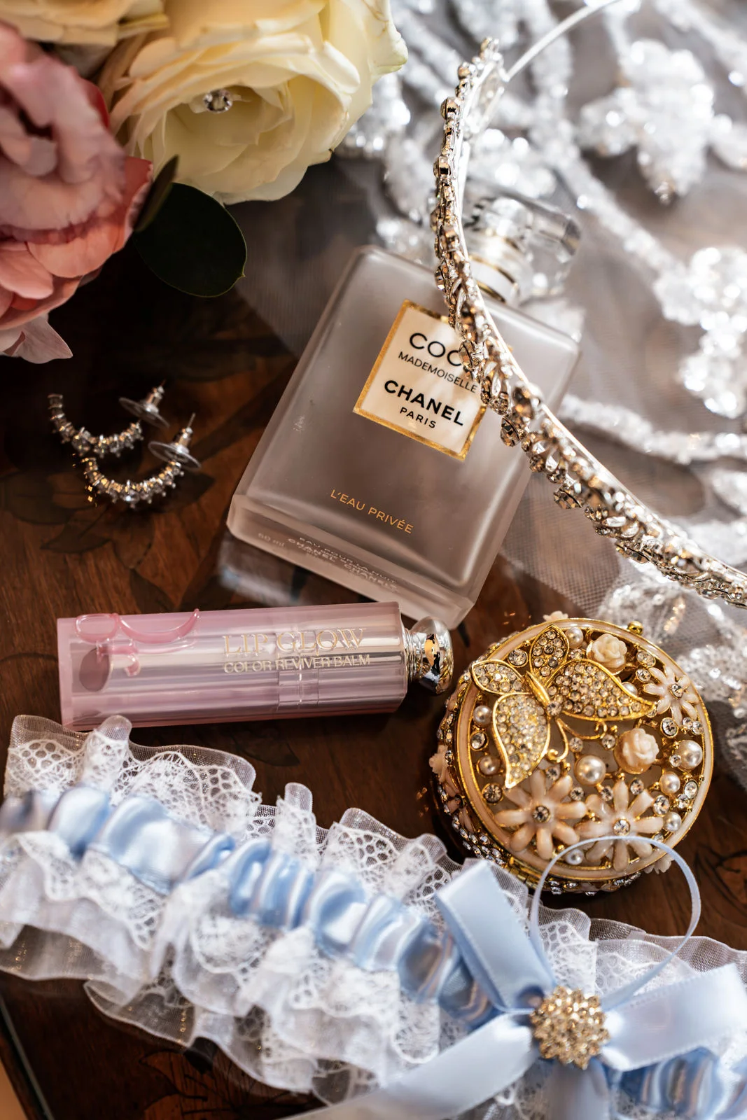 Flatlay der Braut